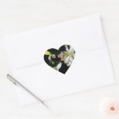 Sticker Cœur Design irlandais - La collection Flower (Enveloppe)