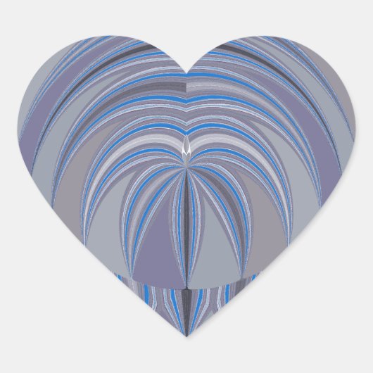 Sticker Cœur Design sans couture du grand coeur (Devant)