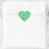 Sticker Cœur Désordre Green Dot (Sac)
