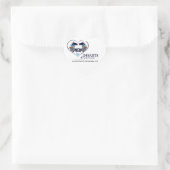 Sticker Cœur Deux Coeurs Une Langue (Sac)