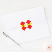 Sticker Cœur Diamants (Enveloppe)