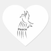 Sticker Cœur Dimanche de la Pentecôte (Devant)