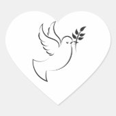 Sticker Cœur Dimanche de la Pentecôte (Devant)