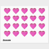 Sticker Cœur Dirty ripped rose paper (Feuille)