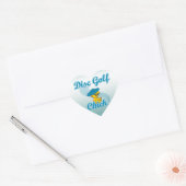 Sticker Cœur Disc Golf Chick #3 (Enveloppe)