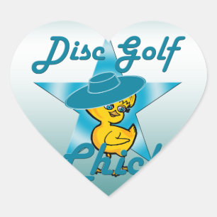 Sticker Cœur Disk Golf n°7