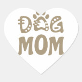 Sticker Cœur Dog (Devant)