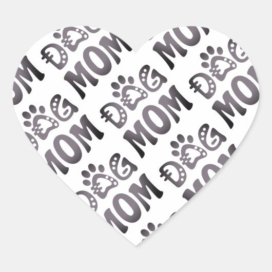 Sticker Cœur Dog (Devant)