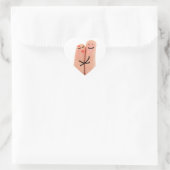 Sticker Cœur Doigts amoureux (Sac)