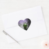 Sticker Cœur Dragon doré (Enveloppe)