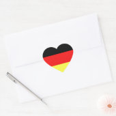 Sticker Cœur Drapeau allemand (Enveloppe)