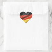 Sticker Cœur Drapeau allemand (Sac)