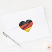 Sticker Cœur Drapeau allemand (Enveloppe)
