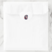 Sticker Cœur Drapeau américain (Sac)
