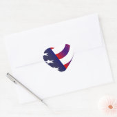 Sticker Cœur Drapeau américain (Enveloppe)