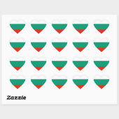 Sticker Cœur Drapeau Bulgarie (Feuille)