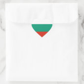 Sticker Cœur Drapeau Bulgarie (Sac)