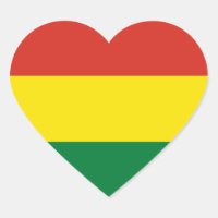 Drapeau cardiaque bolivien (civil)
