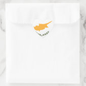Sticker Cœur Drapeau de Chypre (Sac)