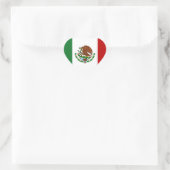 Sticker Cœur Drapeau de Cinco de Mayo au Mexique (Sac)