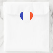 Sticker Cœur drapeau de la france (Sac)