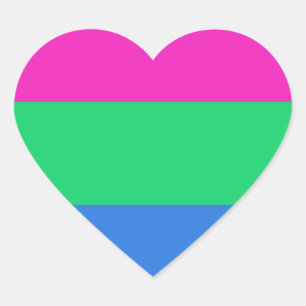 Sticker Cœur Drapeau de la Pride