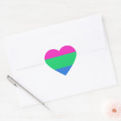 Sticker Cœur Drapeau de la Pride (Enveloppe)