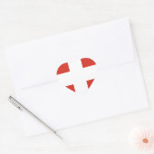 Sticker Cœur Drapeau de la Suisse (Enveloppe)