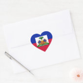 Sticker Cœur Drapeau d'Haïti - Drapeau d'Haïti (Enveloppe)