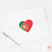 Sticker Cœur Drapeau du Portugal (Enveloppe)