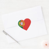 Sticker Cœur Drapeau du Portugal (Enveloppe)