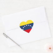 Sticker Cœur Drapeau du Venezuela (Enveloppe)