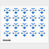 Sticker Cœur Drapeau écossais Écosse (Feuille)