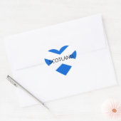 Sticker Cœur Drapeau écossais Écosse (Enveloppe)