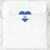 Sticker Coeur Drapeau El Salvador (Sac)