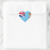 Sticker Cœur Drapeau Fidji (Sac)