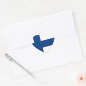 Sticker Cœur Drapeau finlandais (Enveloppe)