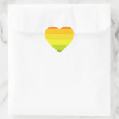 Sticker Cœur Drapeau Hermaphrodite Pride (Sac)