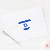Sticker Cœur Drapeau Israël mignon (Enveloppe)