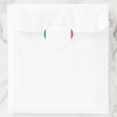 Sticker Cœur Drapeau italien - Drapeau italien - Italie (Sac)