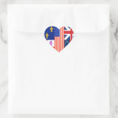 Sticker Cœur Drapeau Pensacola (Sac)
