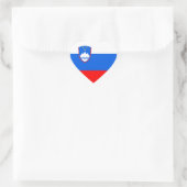 Sticker Cœur Drapeau Slovénie (Sac)