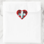 Sticker Cœur Drapeau Suisse (Sac)