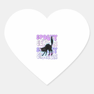 Sticker Cœur Drôle de dire Éffrayante saison Halloween Amoureux