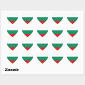 Sticker Coeur du drapeau de Bulgarie (Feuille)