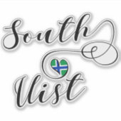 Sticker Coeur du pavillon sud de l'Uist, Hébrides extérieu (Devant)