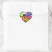Sticker Cœur Earth Mandala Heart (Sac)