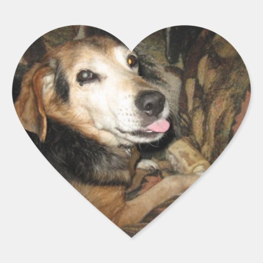 Sticker Cœur Éclairé (Devant)