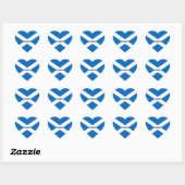 Sticker Cœur Ecosse - Drapeau de l'Ecosse (Feuille)