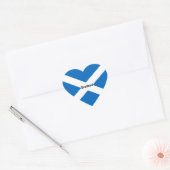 Sticker Cœur Ecosse - Drapeau de l'Ecosse (Enveloppe)